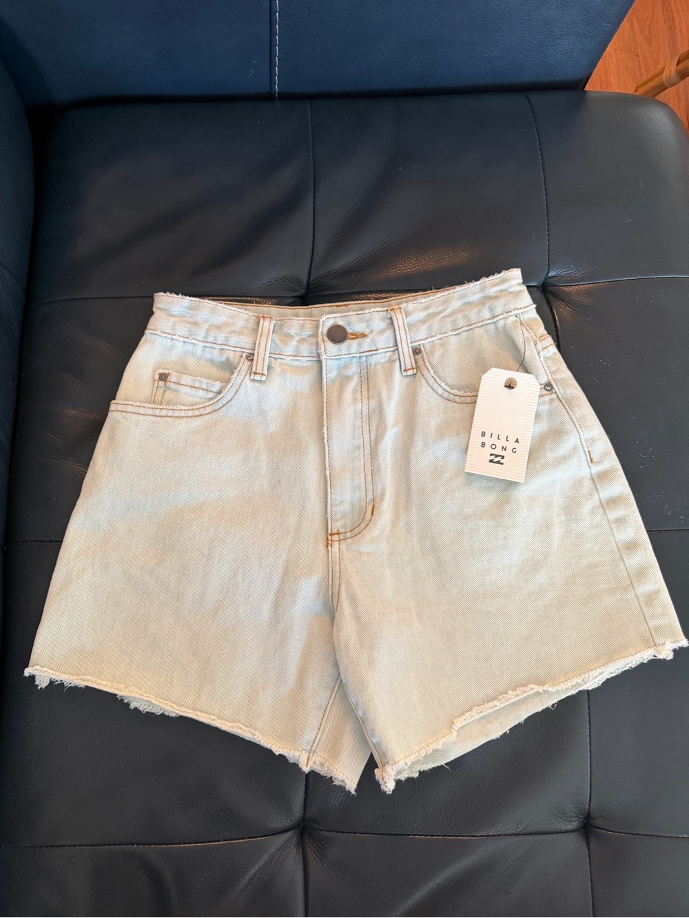 Billabong Light Blue Denim Cutoff Shorts